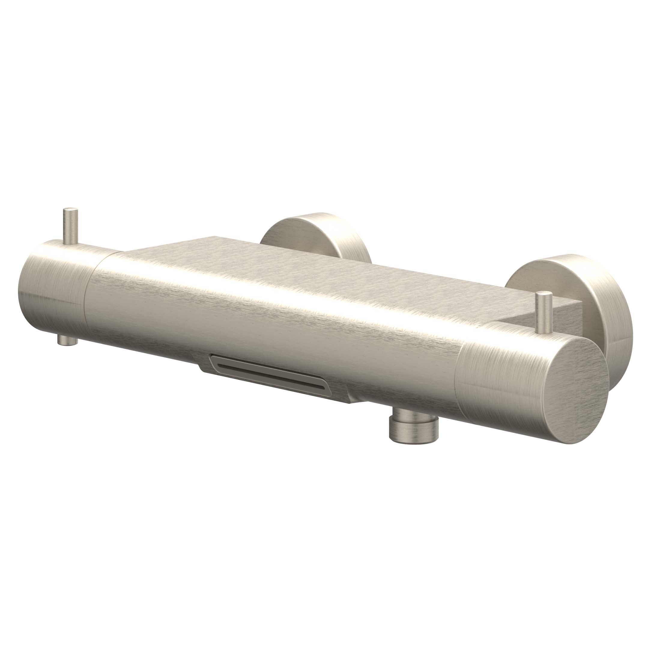 IVY Bond Badthermostaatkraan opbouw cooltouch met cascade uitloop 6301053 gebr. nickel PVD