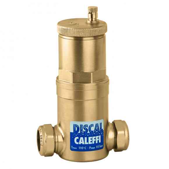Caleffi luchtafscheider horizontaal 22 knel 551002