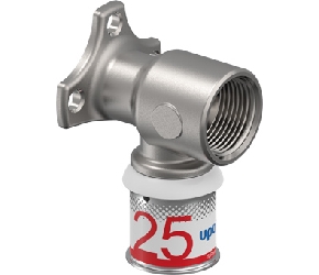 Uponor S Press Plus pers muurplaat met ronde flens kort model 25x3/4 1070642