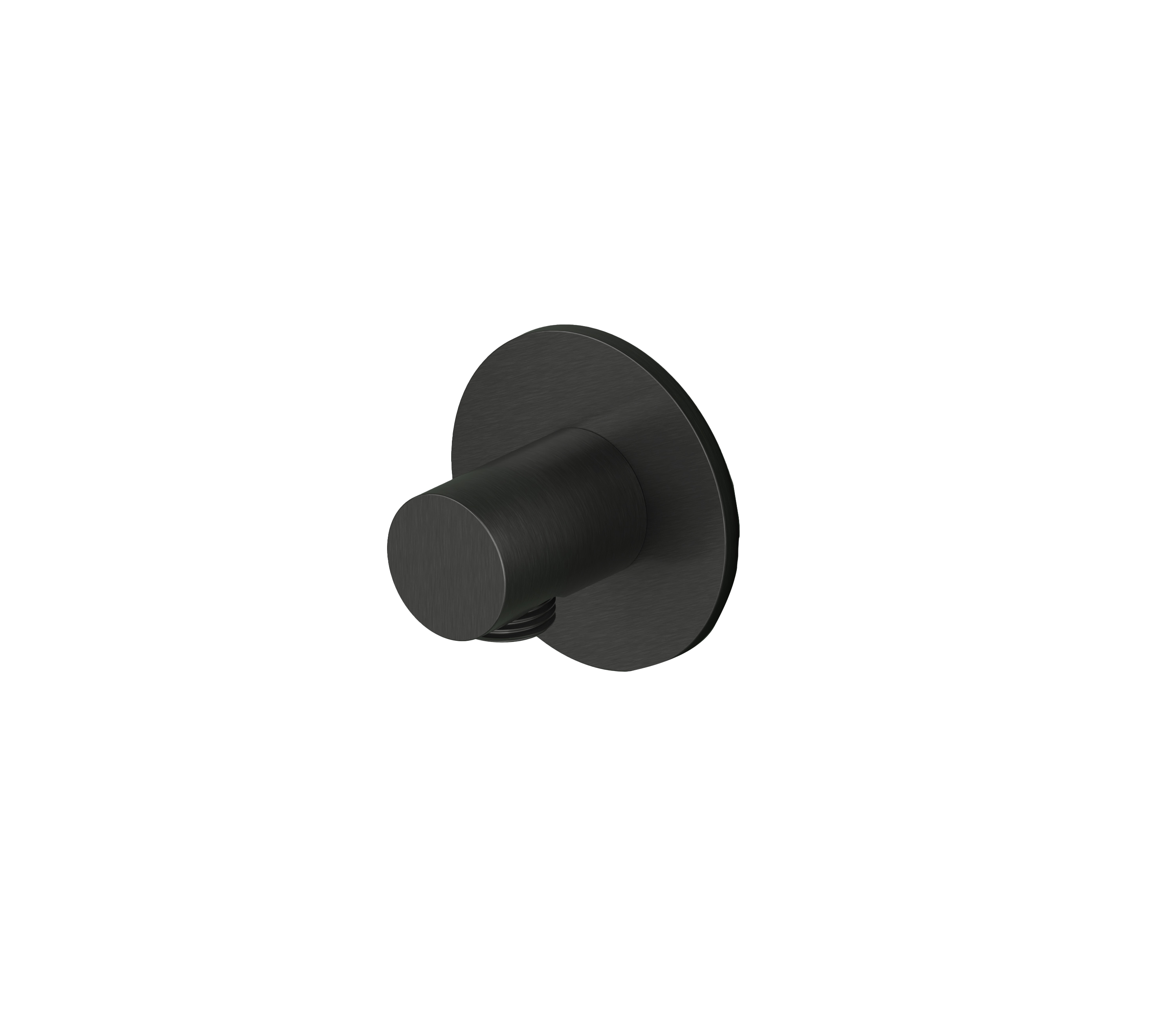 Hotbath Ace wanduitlaat AC517MBP Mat Zwart PVD