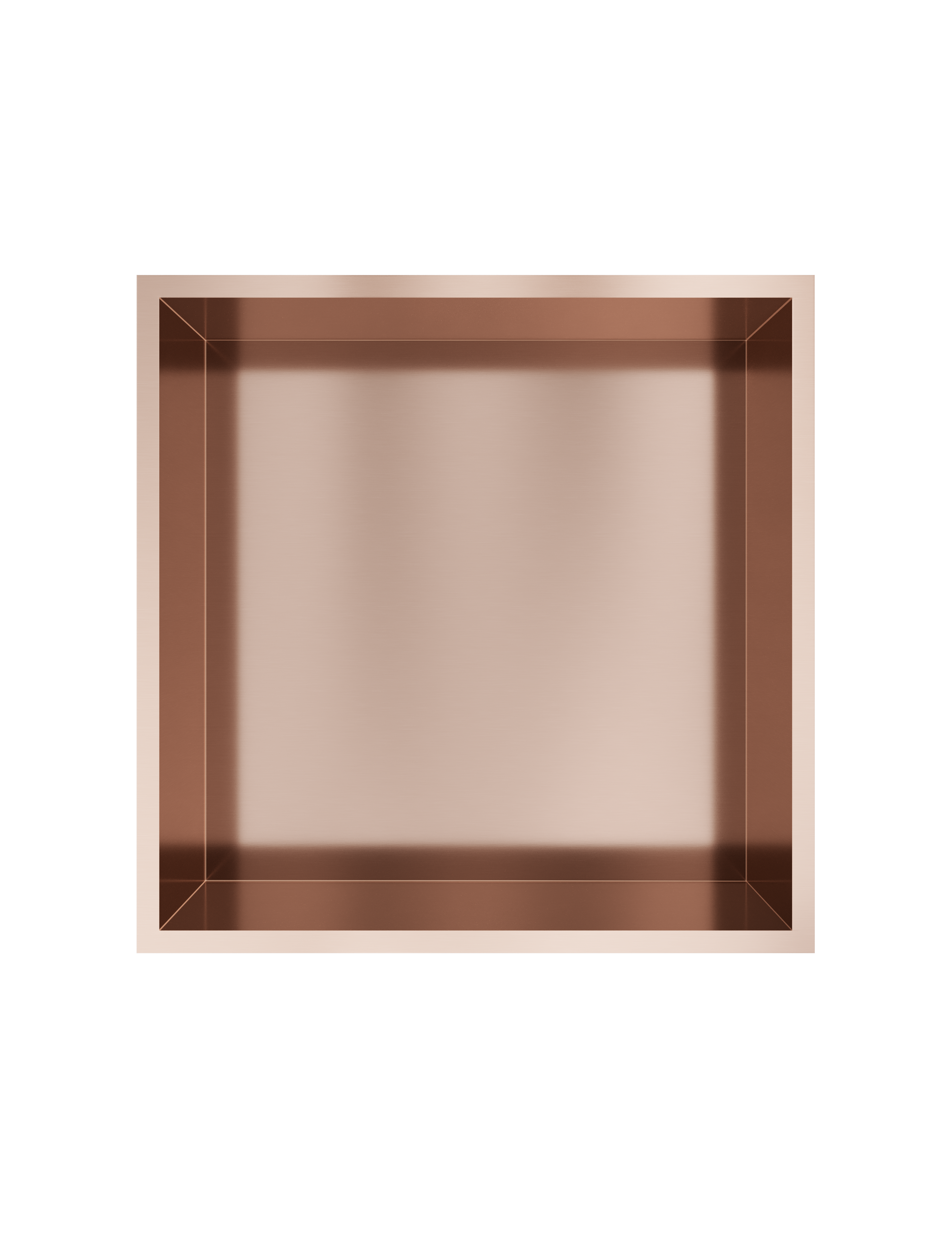 Hotbath More inbouwbox of inbouwnis 30x30x10cm BOX030BCP Geborsteld koper PVD