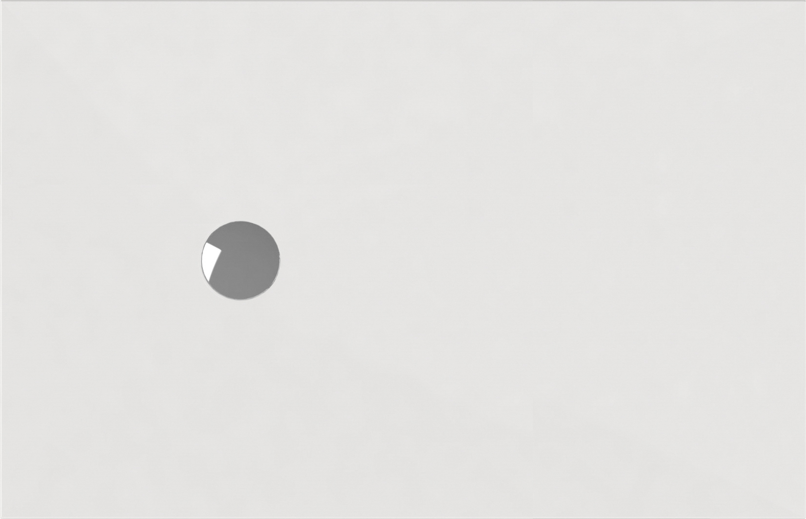 Wisa douchebak Cristal 140x90 mat zwart 5070490160