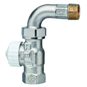 Heimeier V-exact II thermostaatkraan 1/2 recht met bocht 3756-02.000