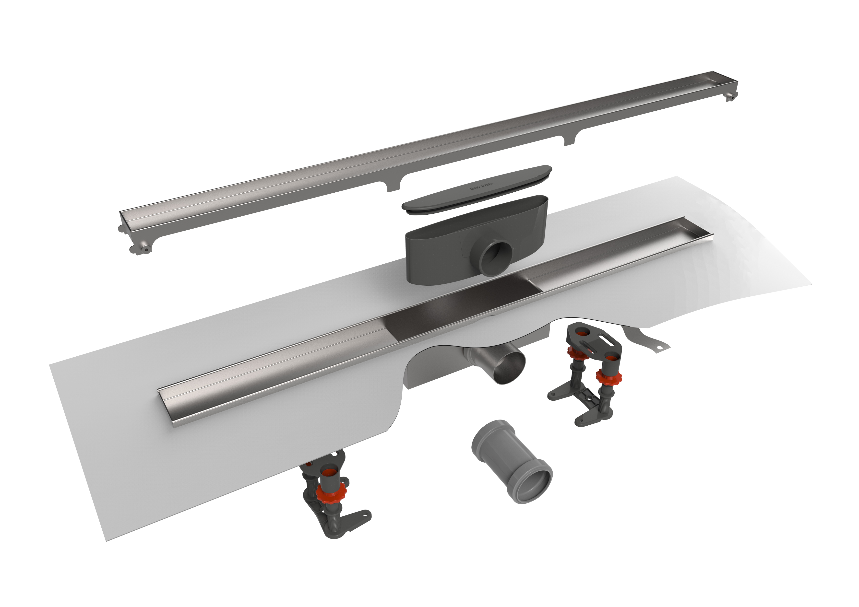 Easy Drain Compact Tegel FF 90 cm EDCOMTFF900-50