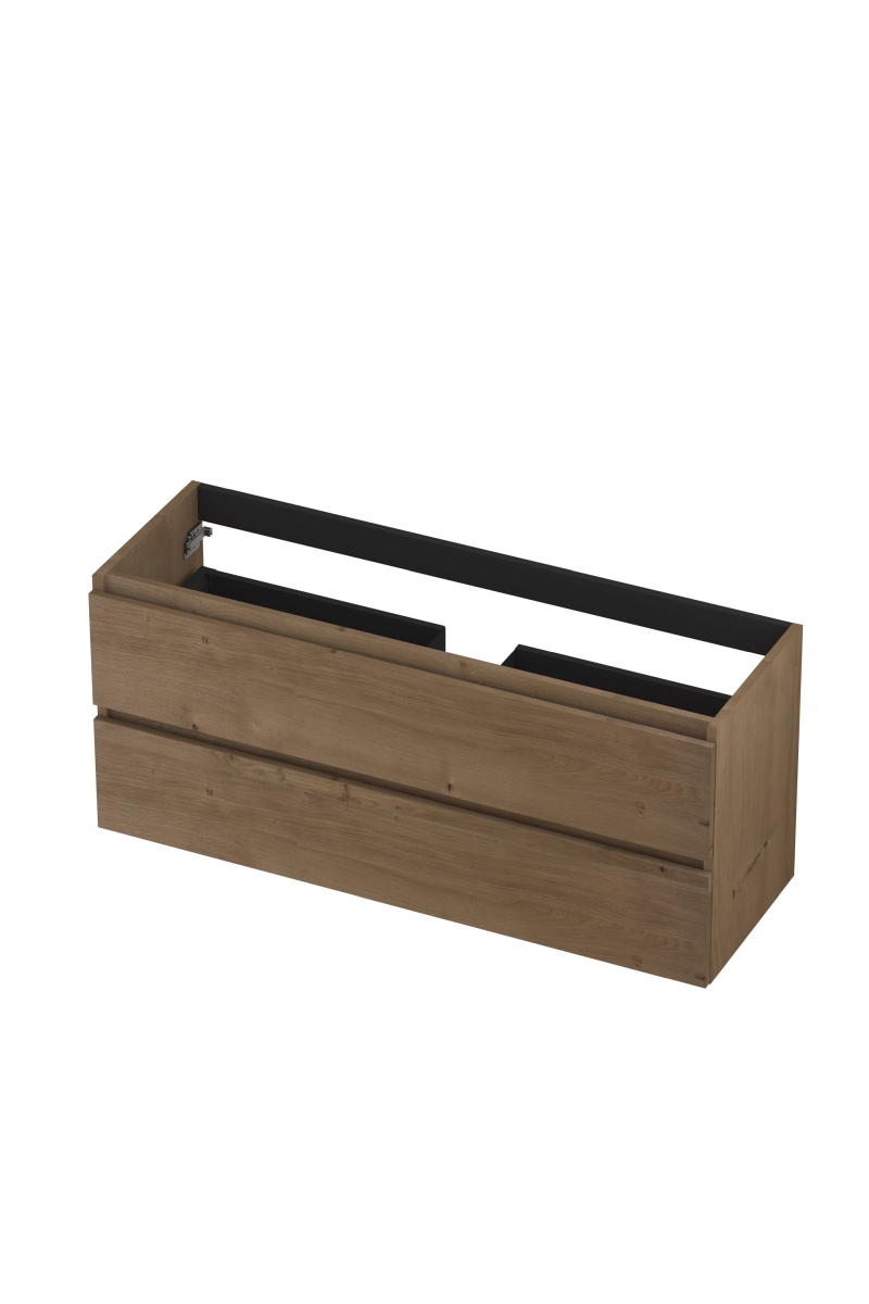 INK Fineer onderkast 2L gr.loos houten keerlijst fineer 1221731 Ash grey H520xB1200xD400