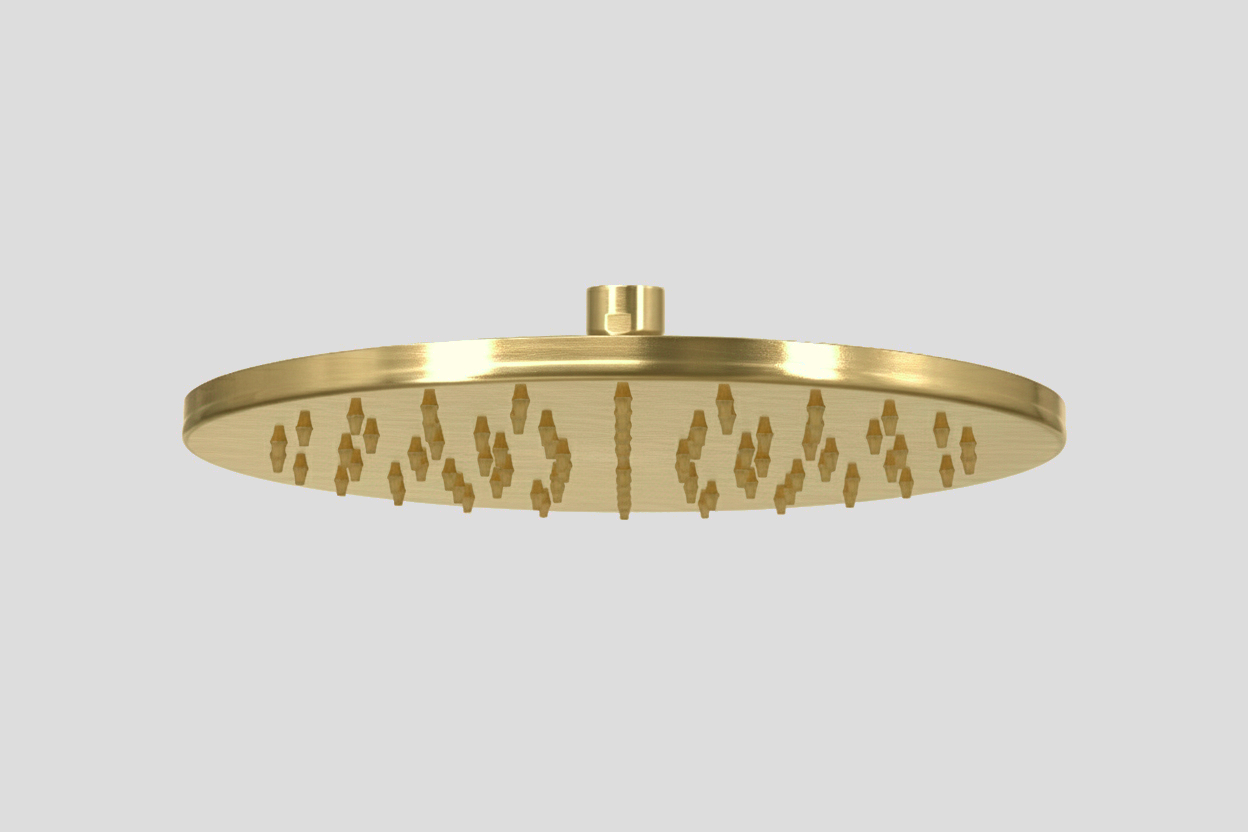 Lagoo Nesso Hoofddouche 8mm 250 N8108BB Brushed Brass PVD