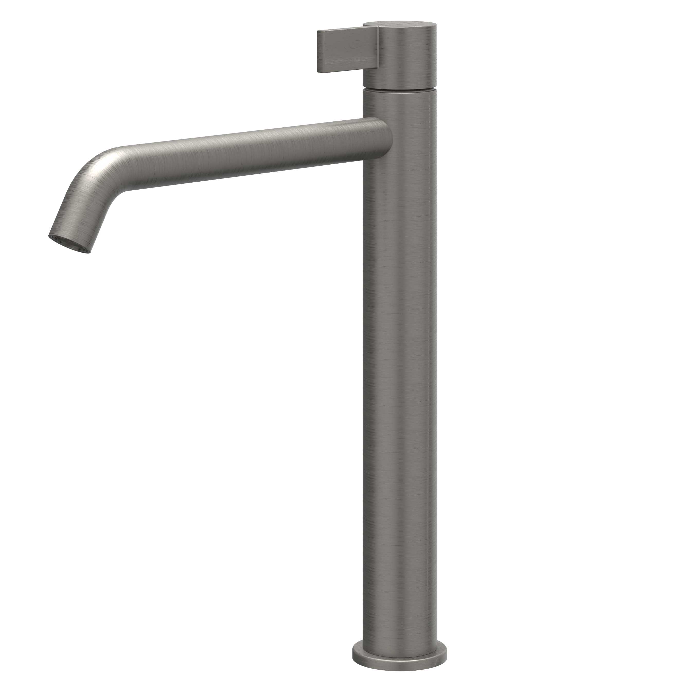 IVY Pact Eenhendel wastafelmengkraan opbouw model L coldstart 6101156 gebr. metal black PVD