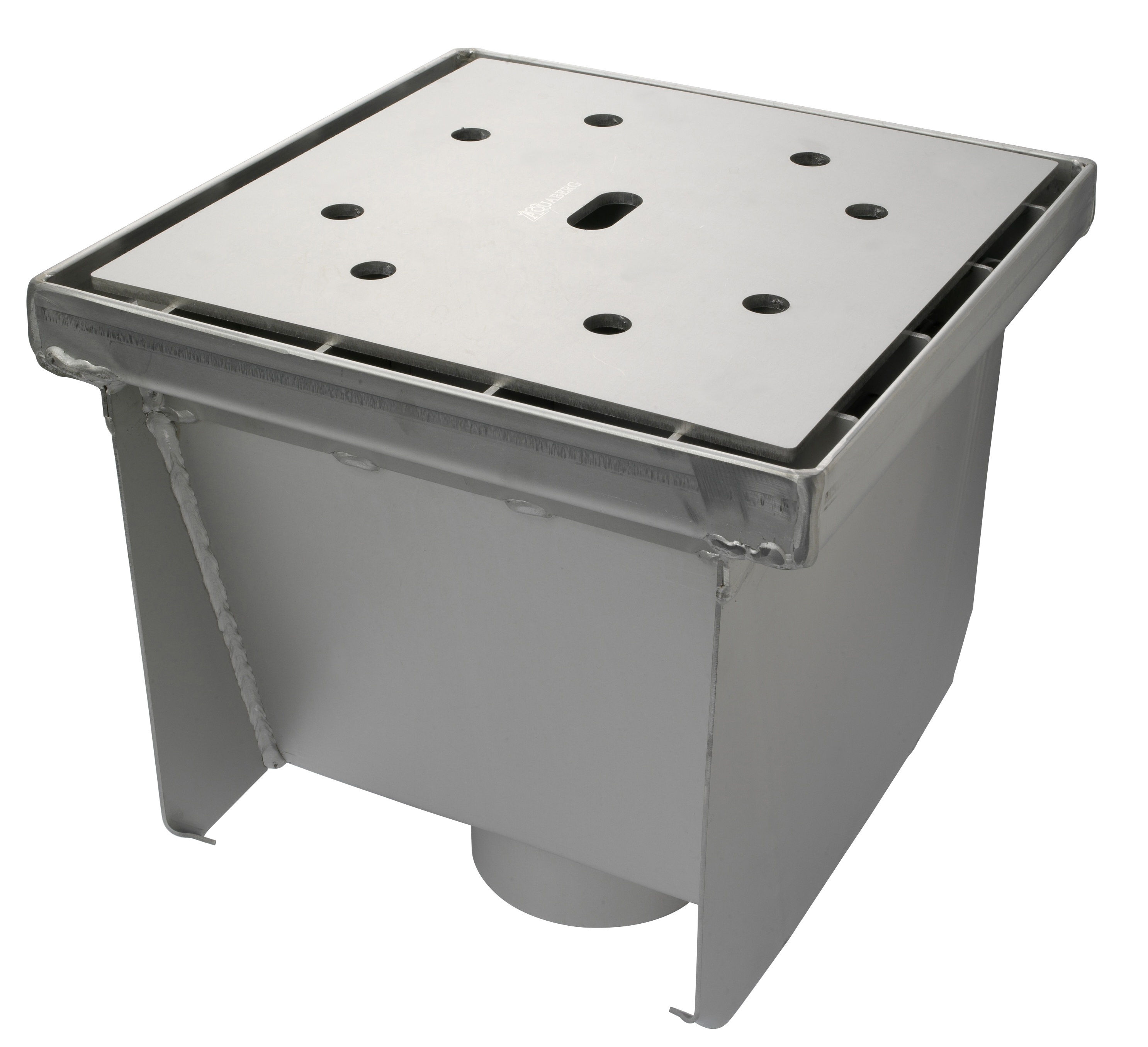 Aquaberg RVS put voor industrie onder uitlaat 4530 30x30cm