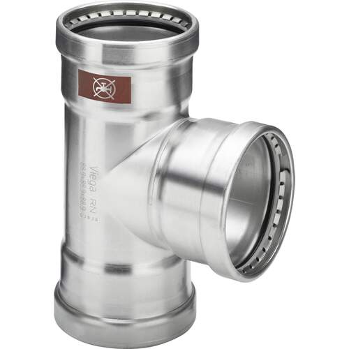 Viega Temponox T-stuk 76.1 x 54 x 76.1 810702