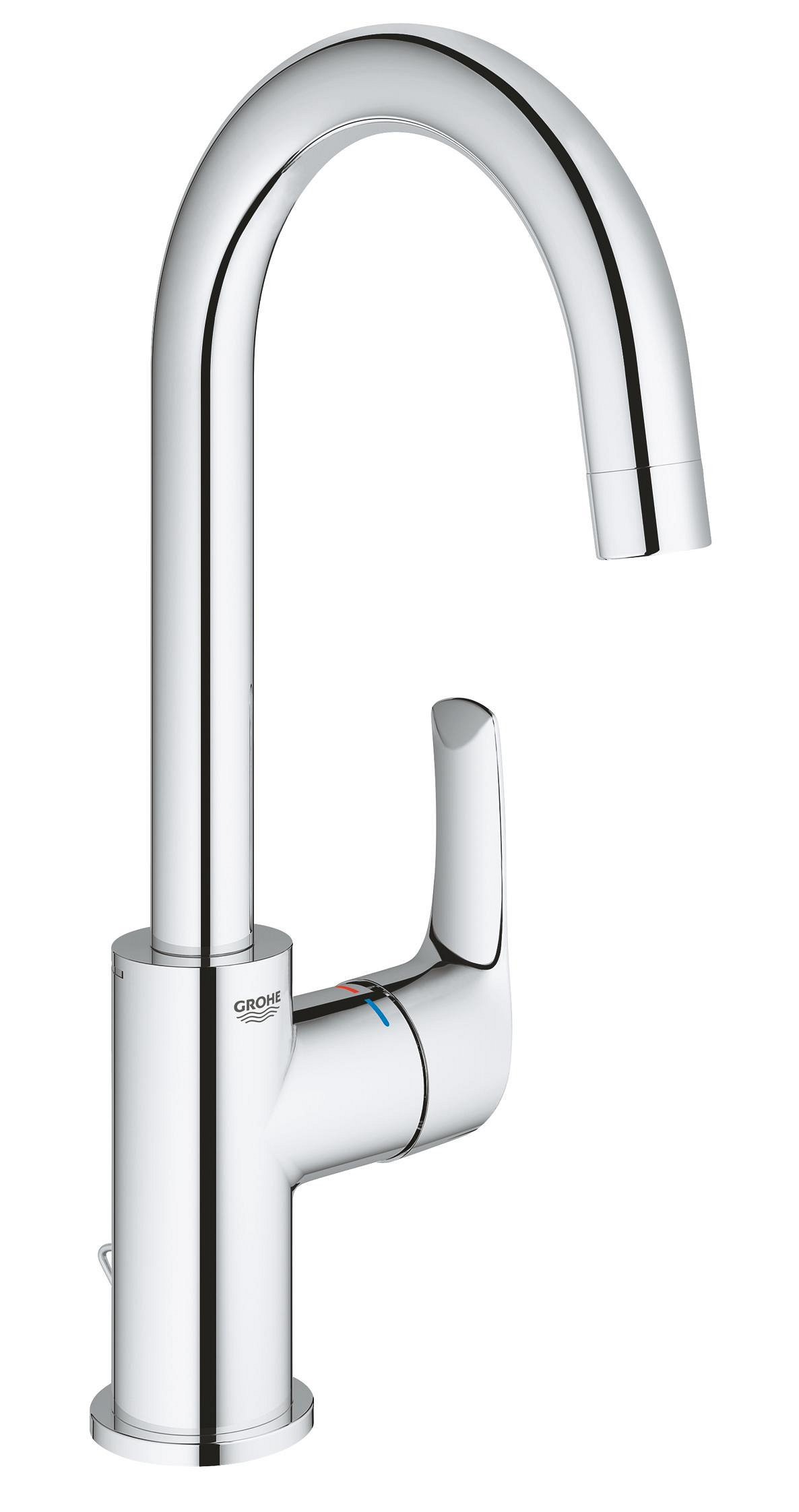 Grohe Eurosmart L-Size wastafelmengkraan hoog met ketting 23743003