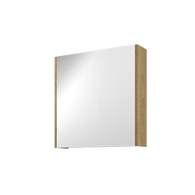Proline spiegelkast Comfort met spiegel op plaat aan binnenzijde 1 deur 1808552 Ideal oak H600xB600xD140
