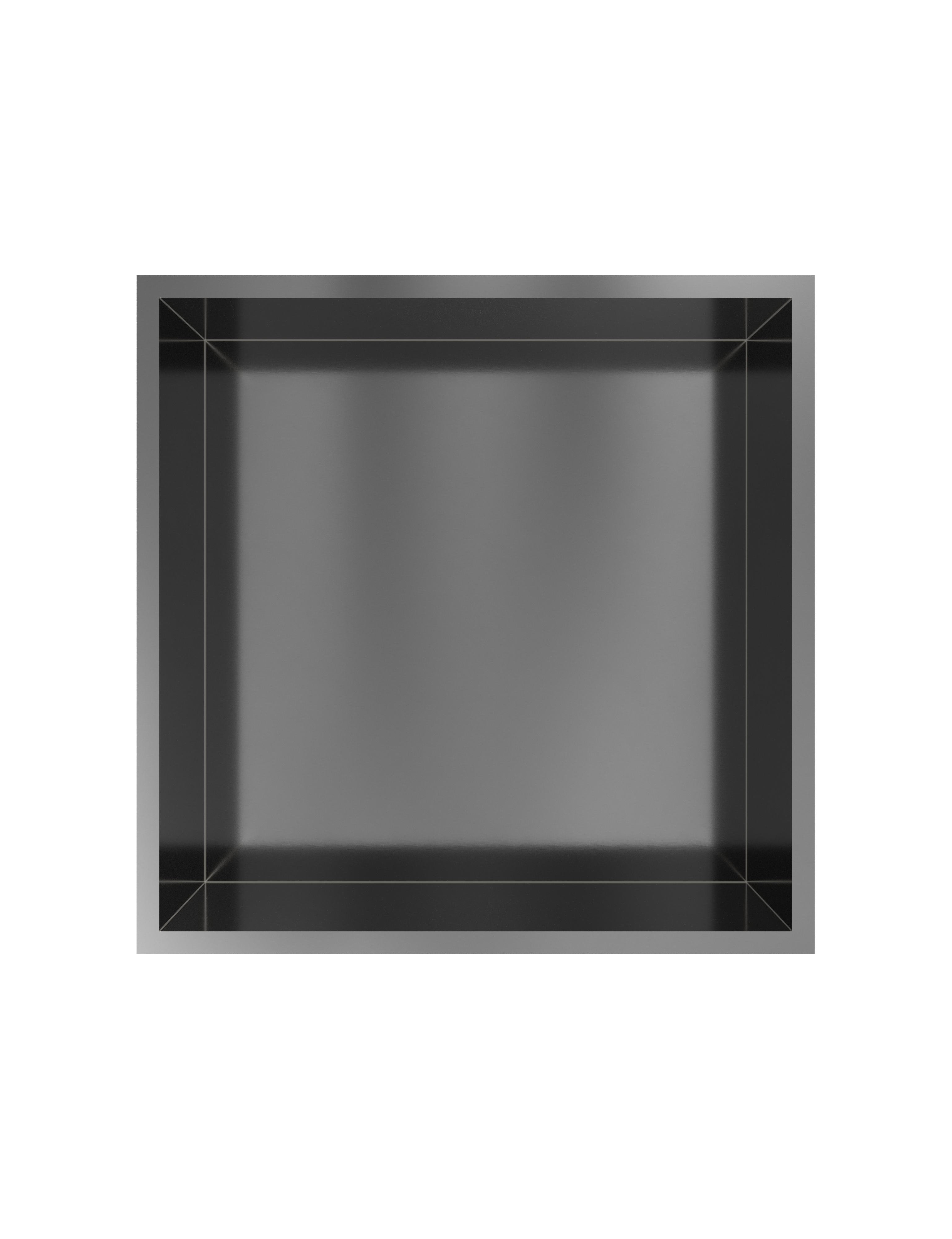 Hotbath More inbouwbox of inbouwnis 30x30x10cm BOX030BGP Geborsteld gunmetal PVD