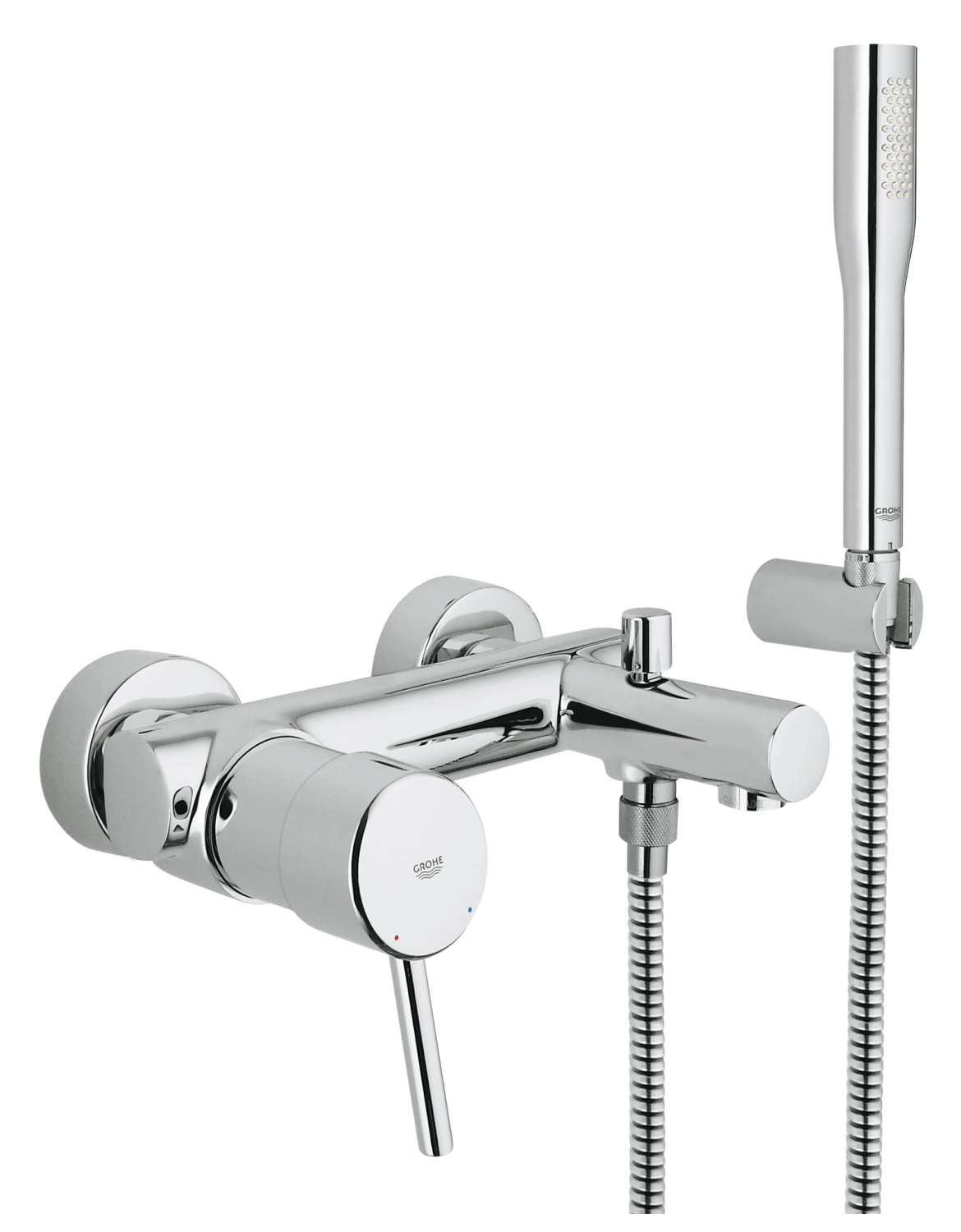 Grohe Concetto badmengkraan met doucheset 32212001