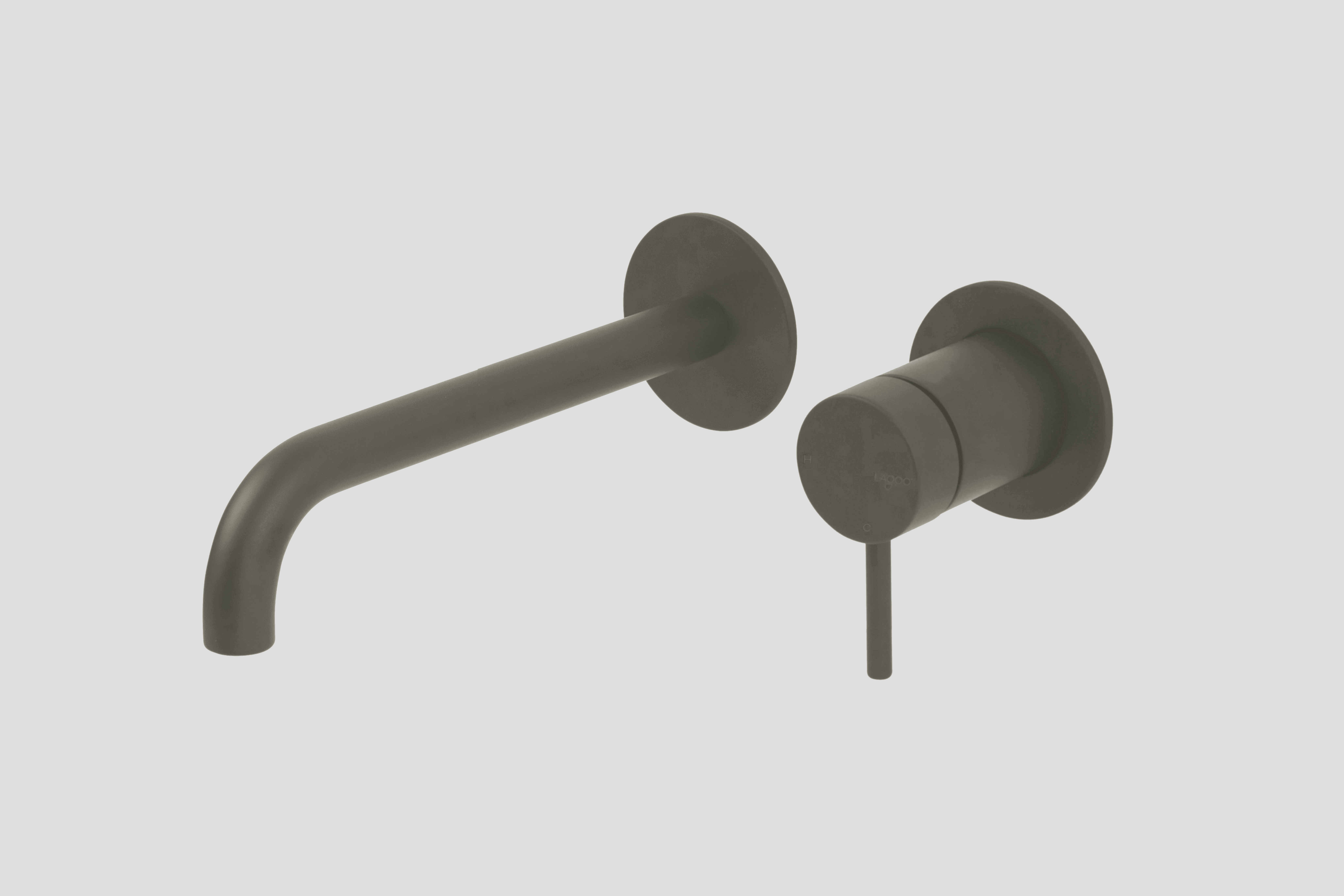 Lagoo Garda Inbouw wastafelmengkraan met uitloop links (22 cm) G1200-22TC Tuscany