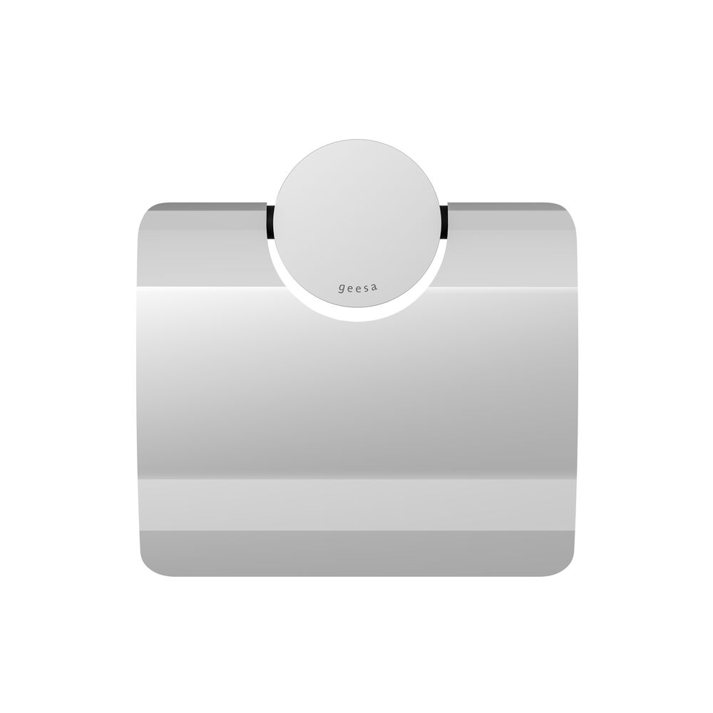 Geesa Opal toiletrolhouder met klep 917208-02 chroom