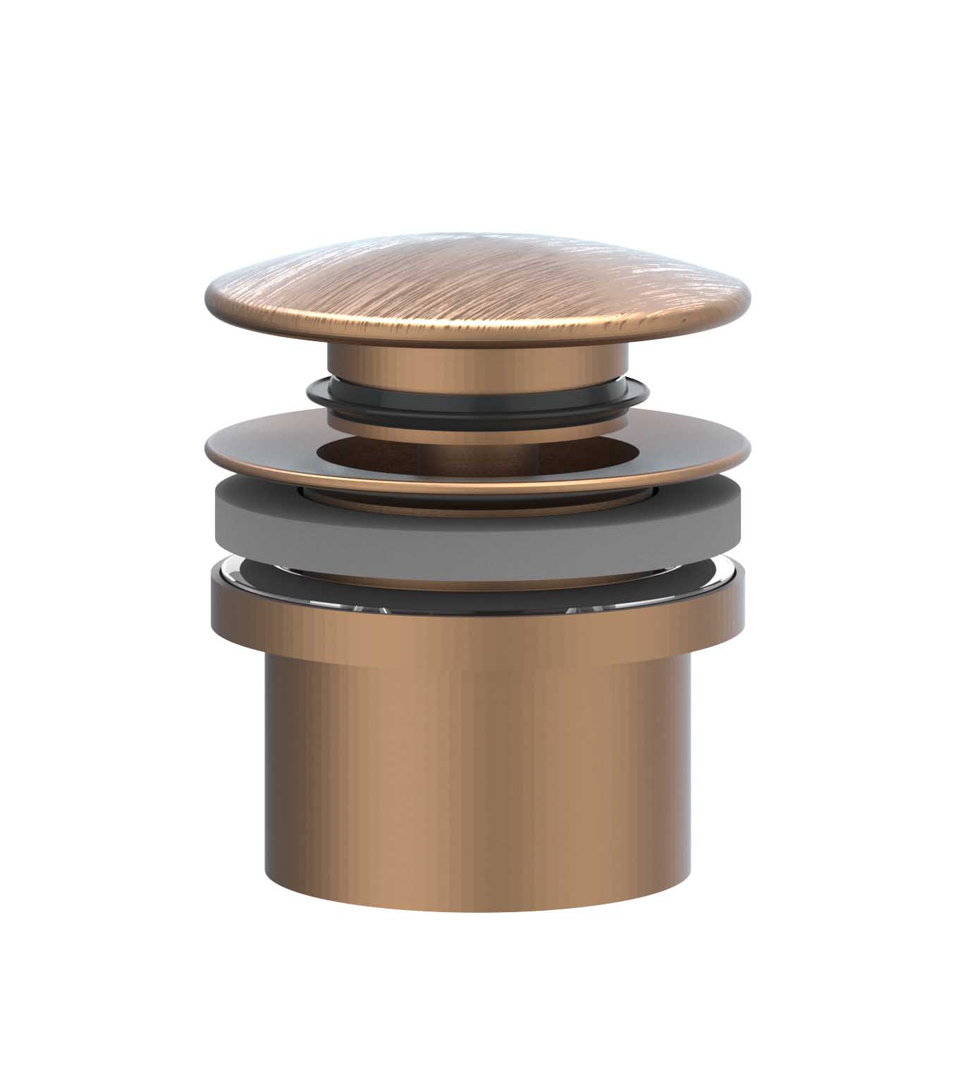 IVY Toebehoren Design plug stopengo 6901763 RVS316 gebr. mat koper PVD