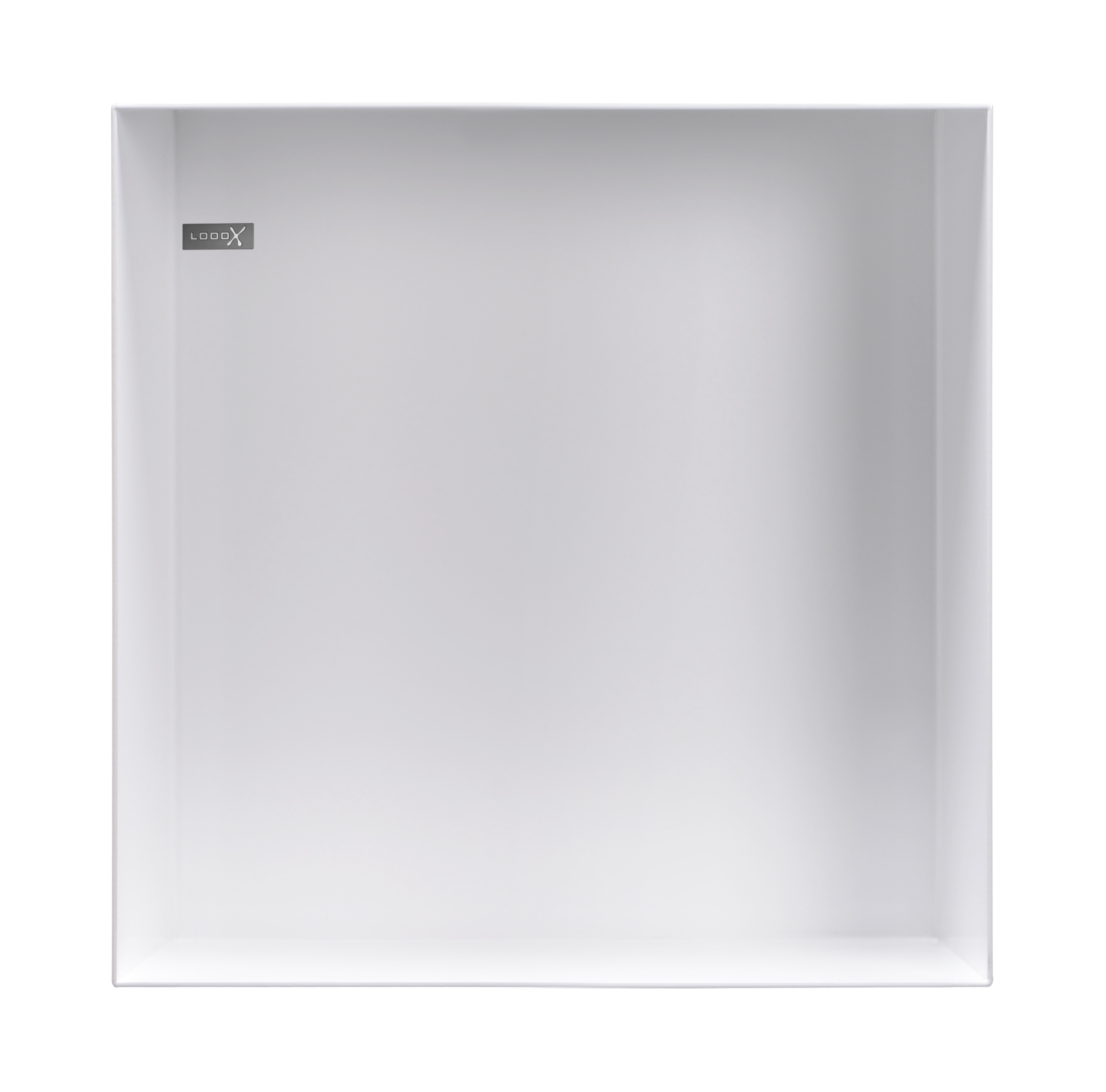 LoooX Colour Box In-/opbouwnis wit 30x30cm CBOX30W