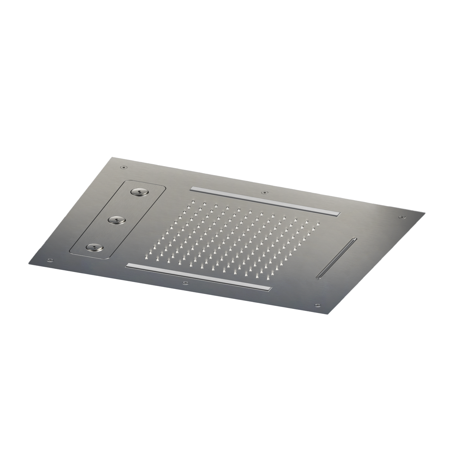 Hotbath Mate inb. douche 48x63 spin LED M190CR Chroom