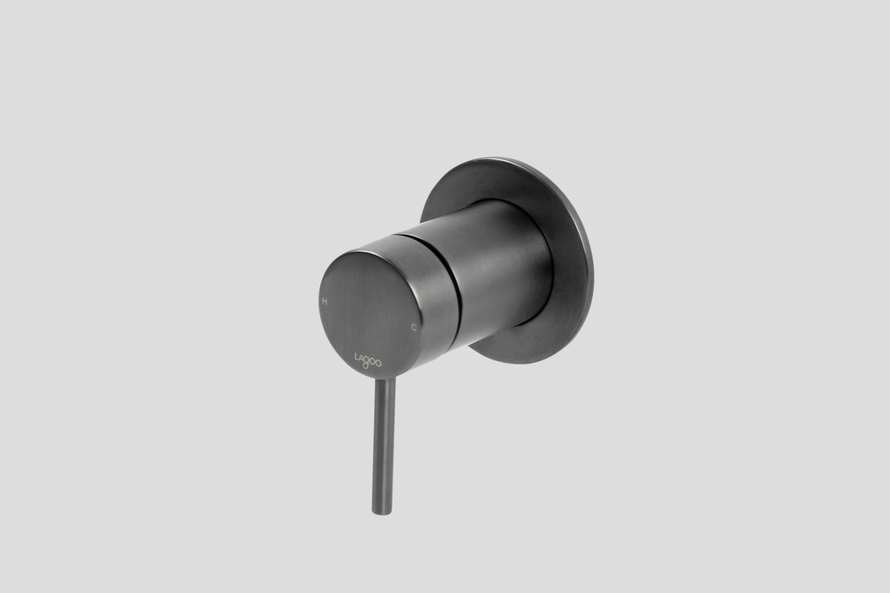 Lagoo Garda inbouw douchemengkraan afb.deel G2210GM Brushed Gun Metal PVD