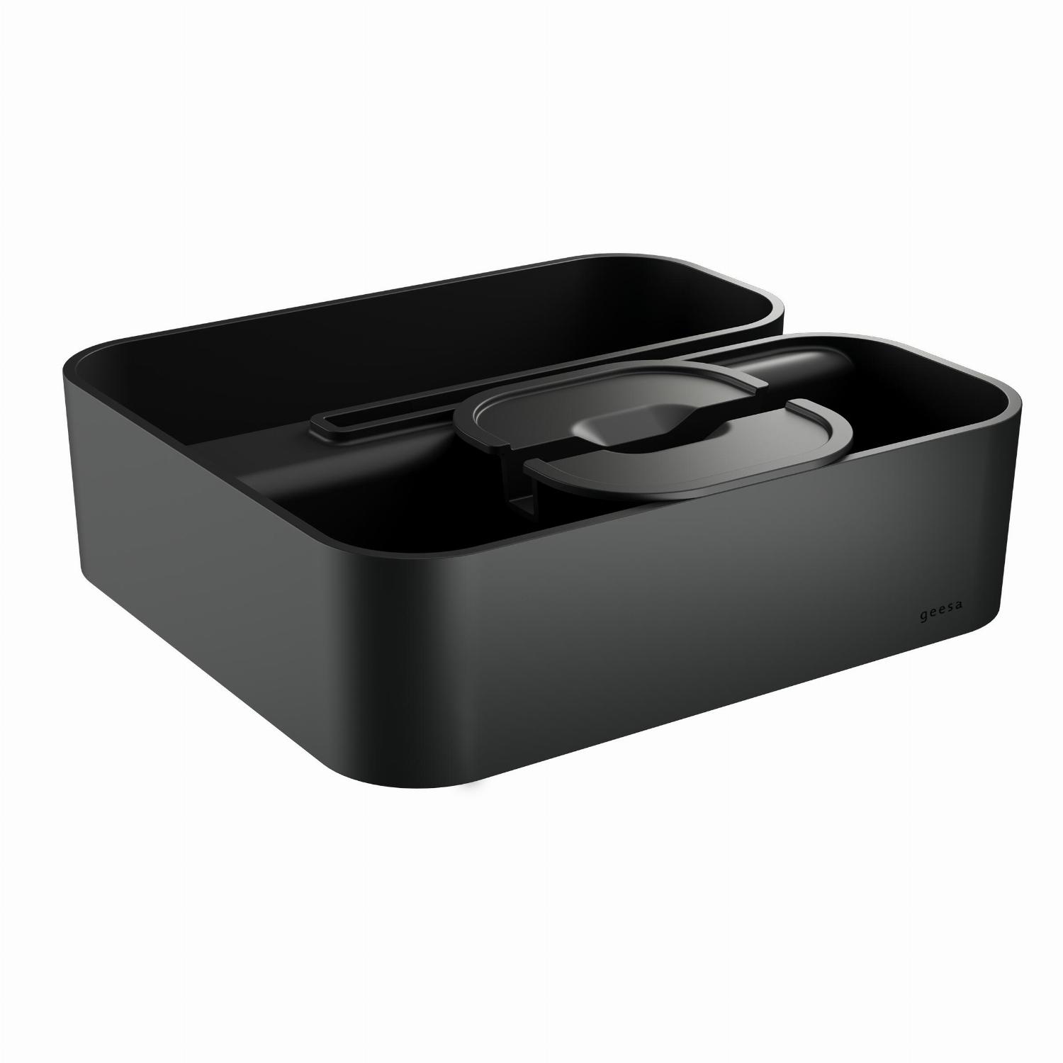 Geesa Frame Clip-on douchemand Zwart 918903-06