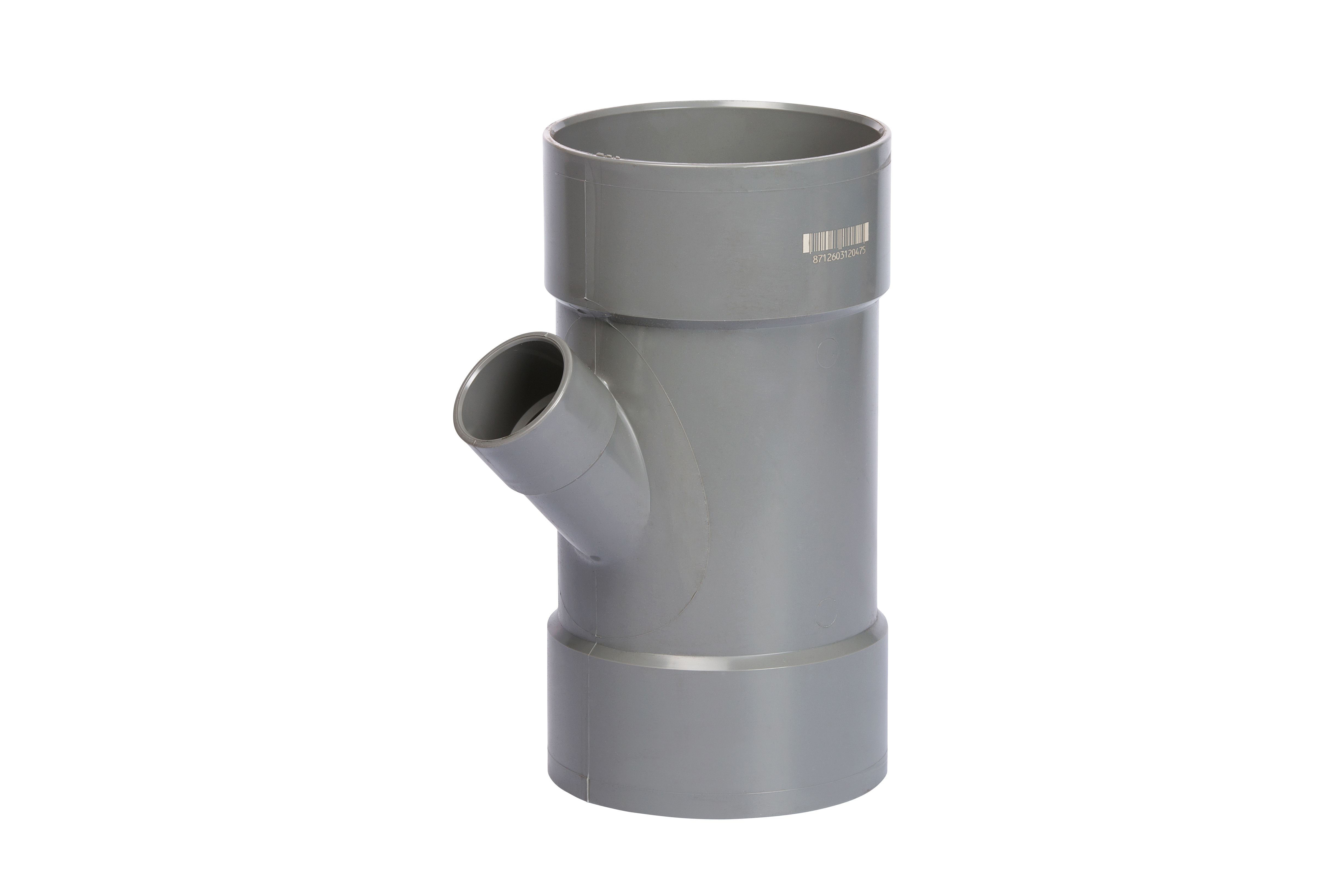 PVC lijm T stuk 110x75 45 graden 3xmof 1196900634