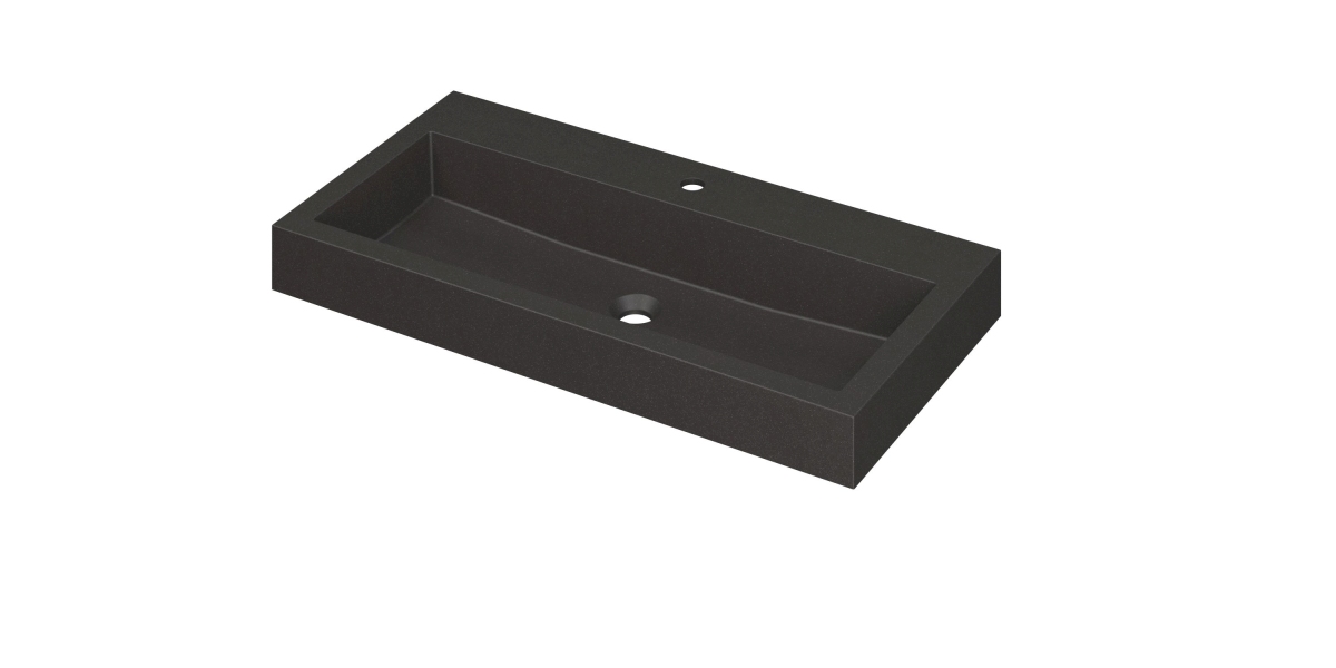 INK Momento wast. Quartz met 1 krgt. 3421221 Quartz zwart H90xB900xD450