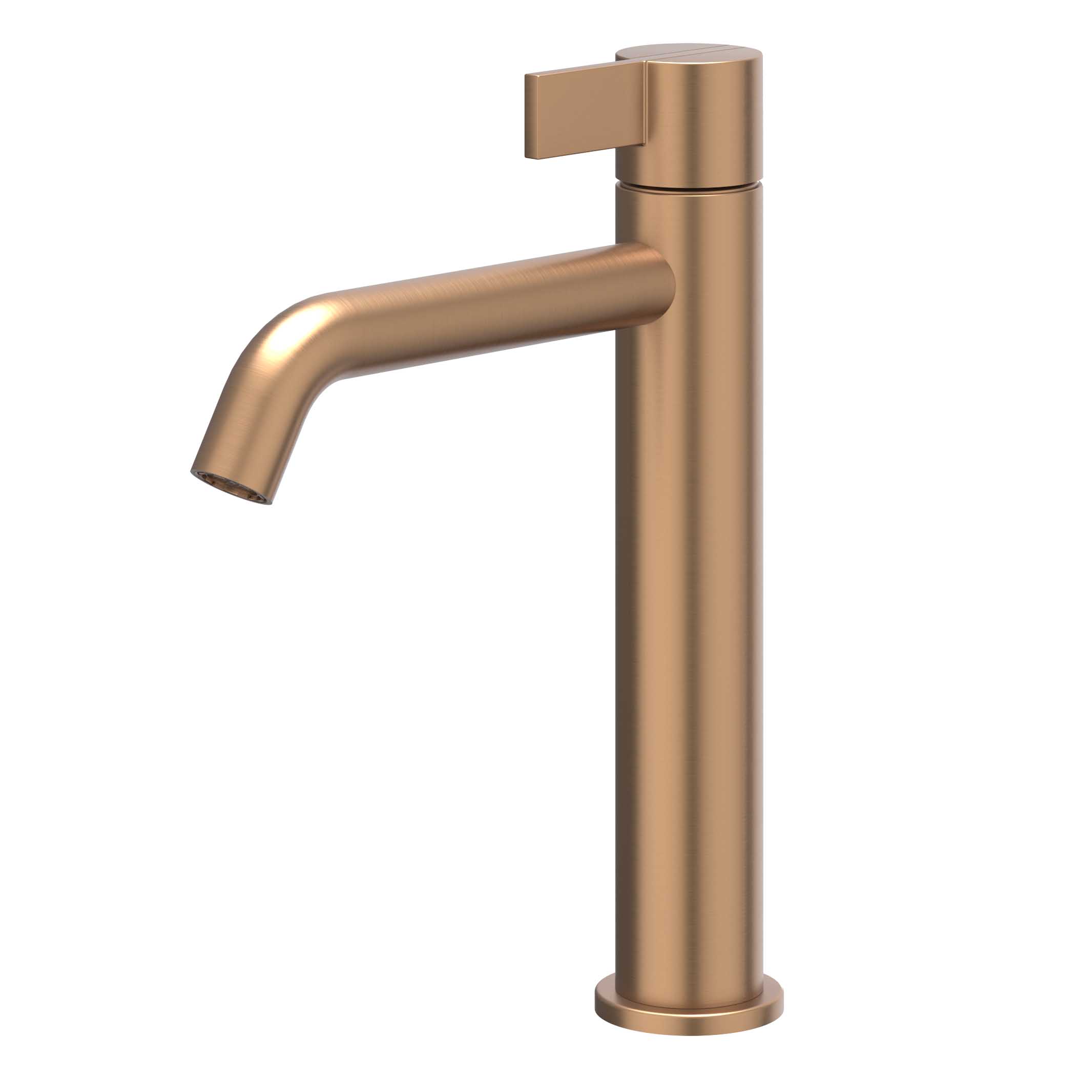 IVY Pact Eenhendel wastafelmengkraan opbouw model M coldstart 6101105 gebr. mat koper PVD