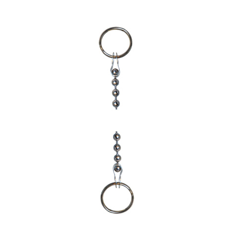 Kogelketting 50cm ms verchr. compleet