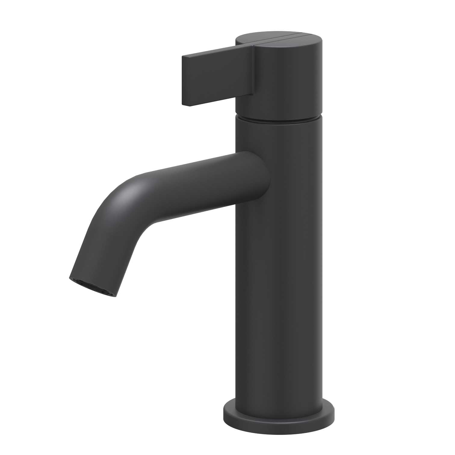 IVY Pact Eenhendel wastafelmengkraan opbouw model S coldstart 6101002 Mat zwart PED