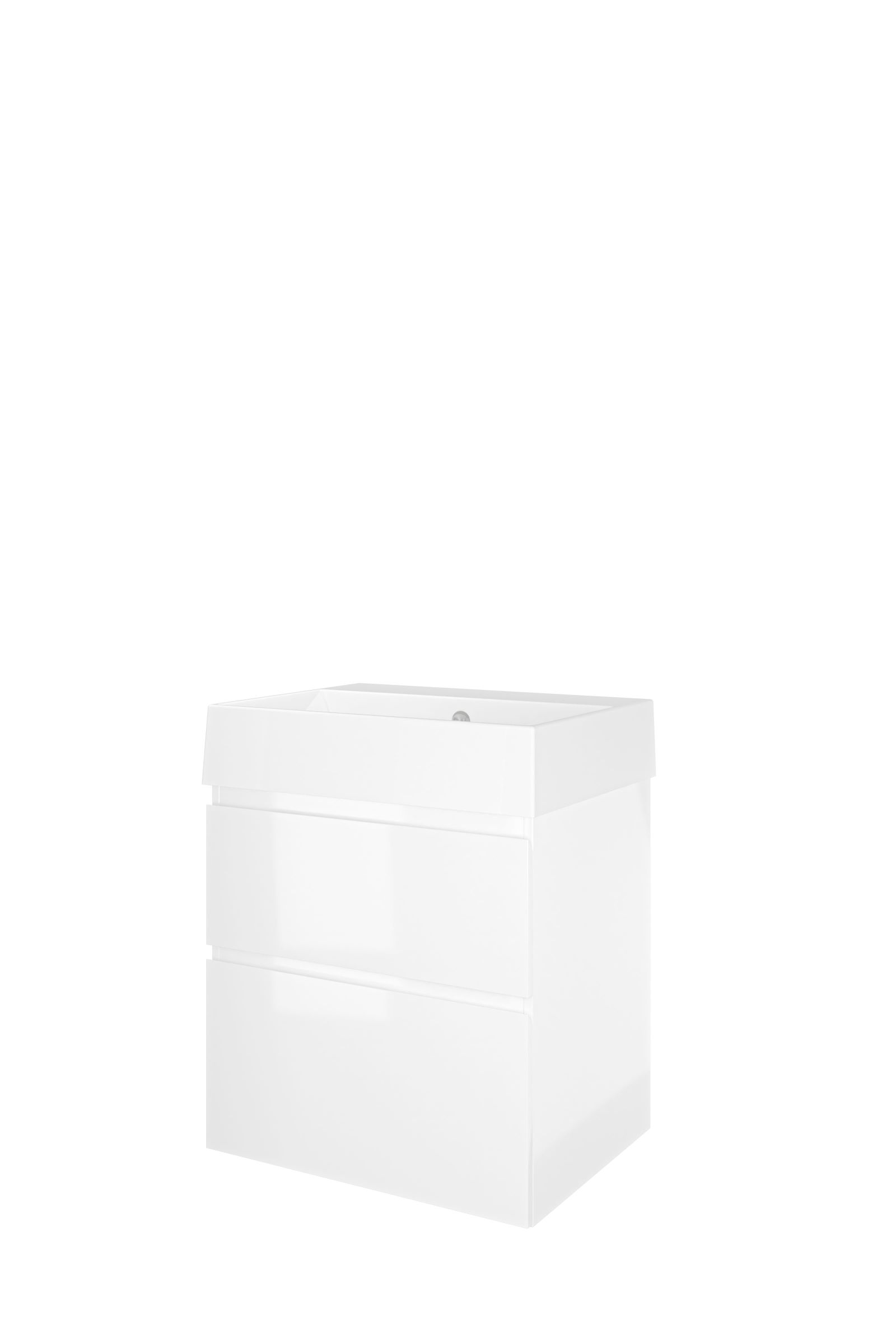 Proline set porselein Loft wast. z. krgt. en onderk. a-sym. 1815504 Glans wit/Glans wit H700xB600xD460