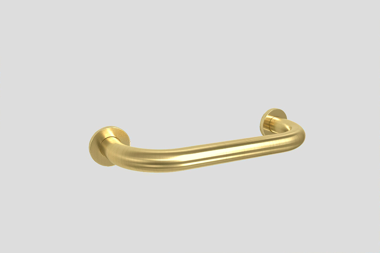 Lagoo Garda badgreep G6113BB Brushed Brass PVD