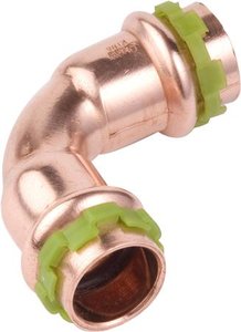 VSH SudoPress Koper bocht 90 graden 2x pres 15   (6670103)