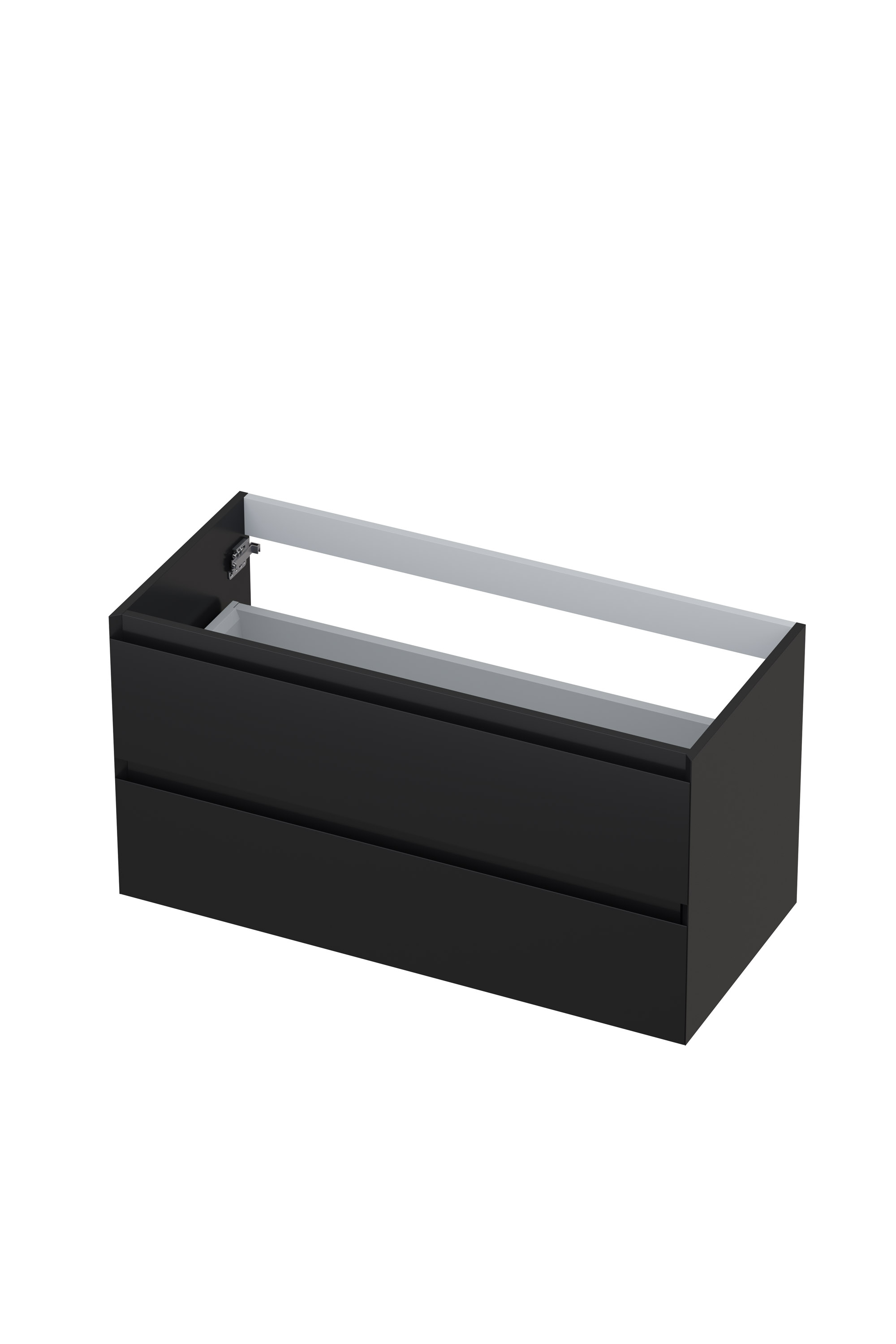 INK onderk. 2 laden greepl. gelakt 45gr 1240423 Hglans antraciet H520xB1000xD450