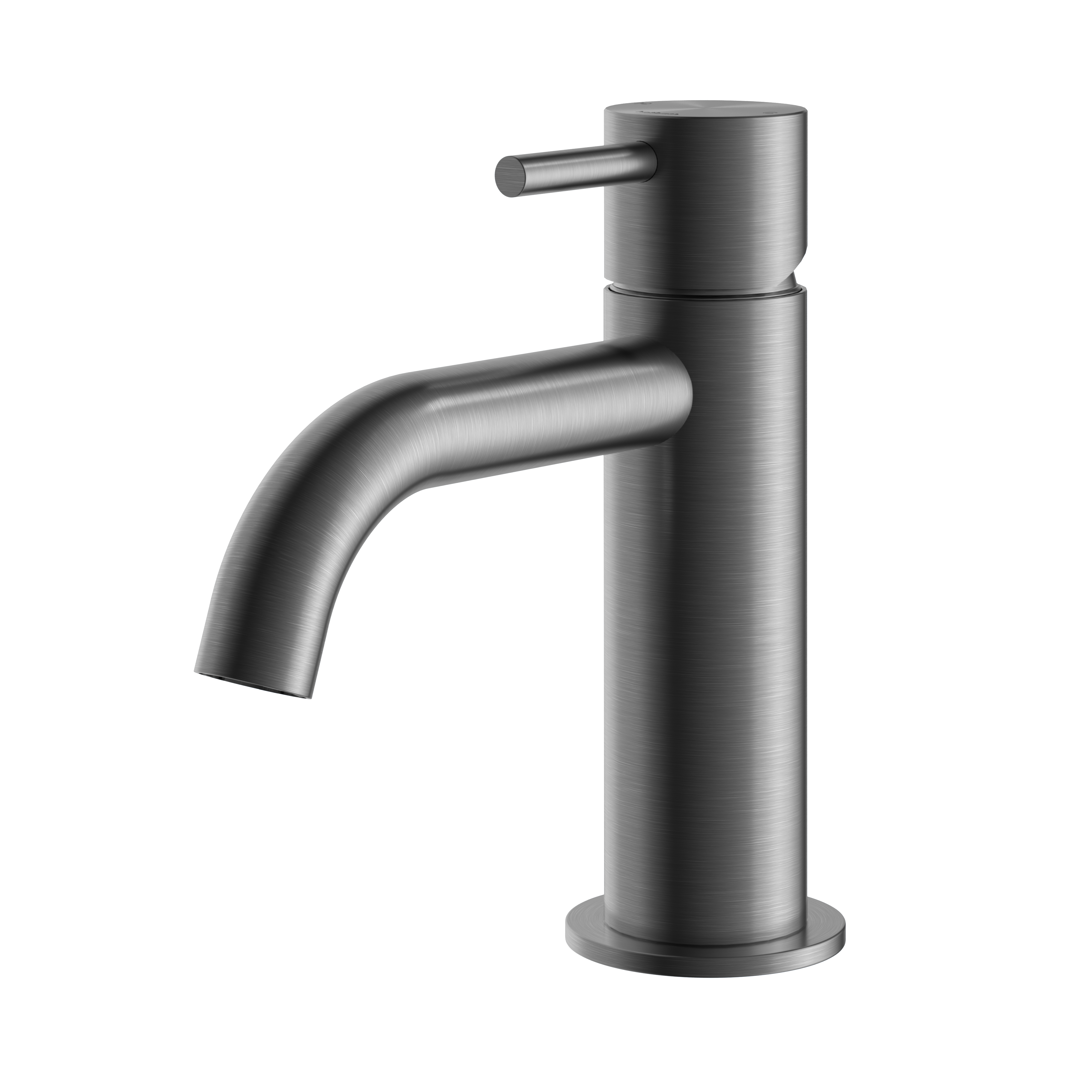 Hotbath Archie wastafelmengkraan zonder waste AR003BGP Geborsteld Gunmetal PVD