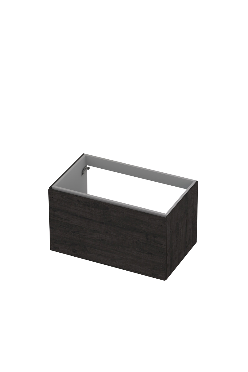 INK UFO onderk. 1 lade softclose met greep hout decor 1258013 Houtskool eiken H450xB800xD480