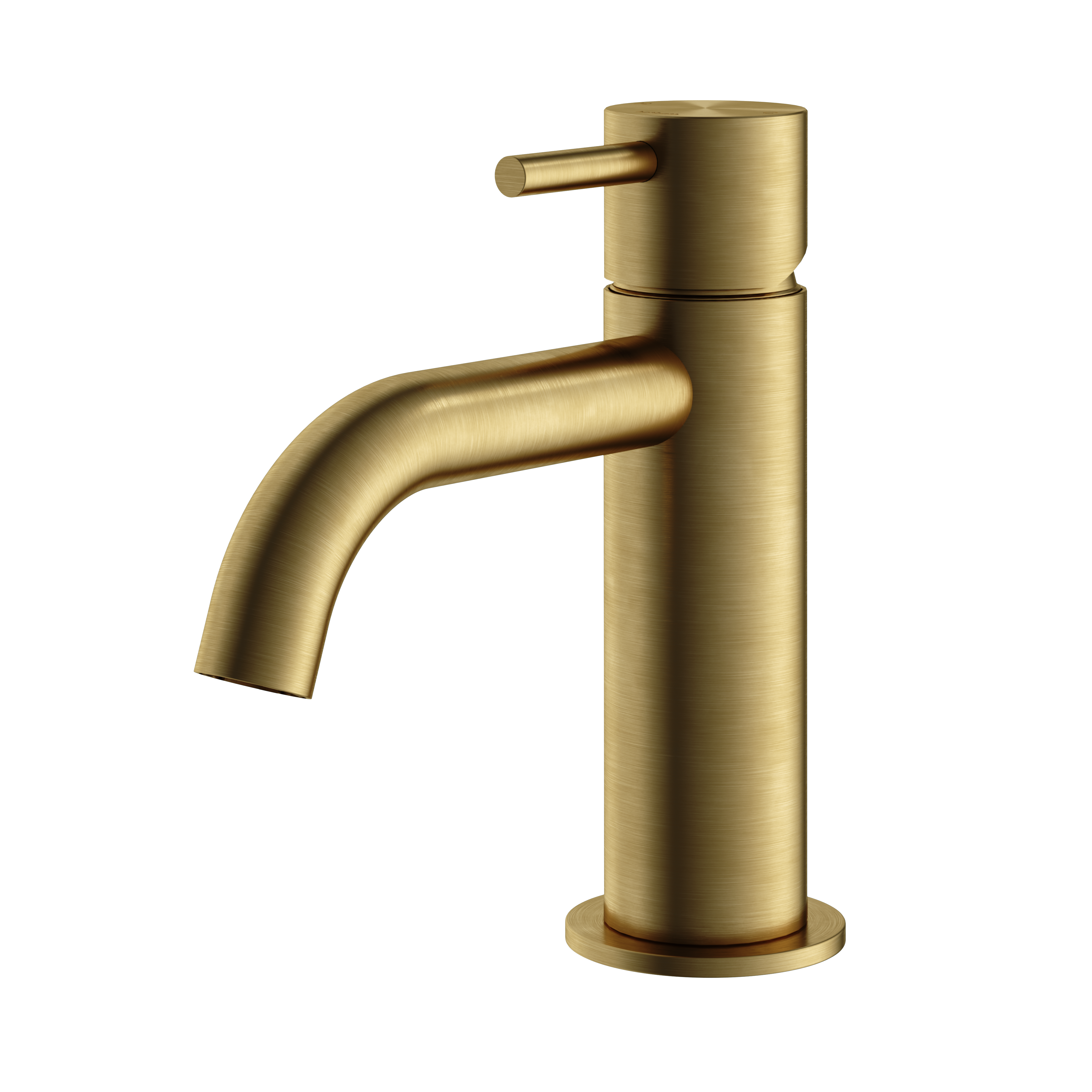 Hotbath Archie wastafelmengkraan zonder waste AR003BBP Geborsteld Messing PVD