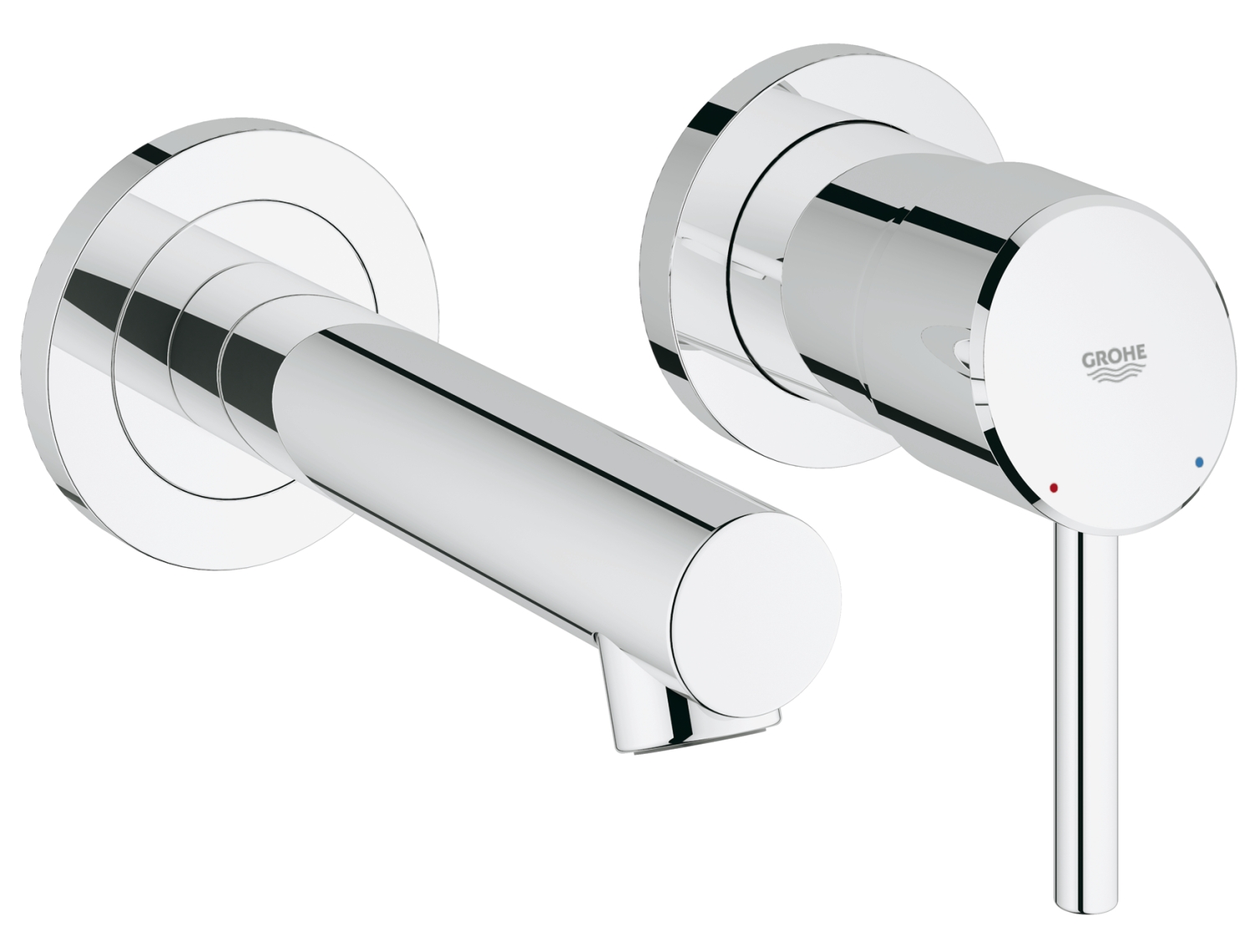 Grohe Concetto wastafelmengkraan wand 19575001