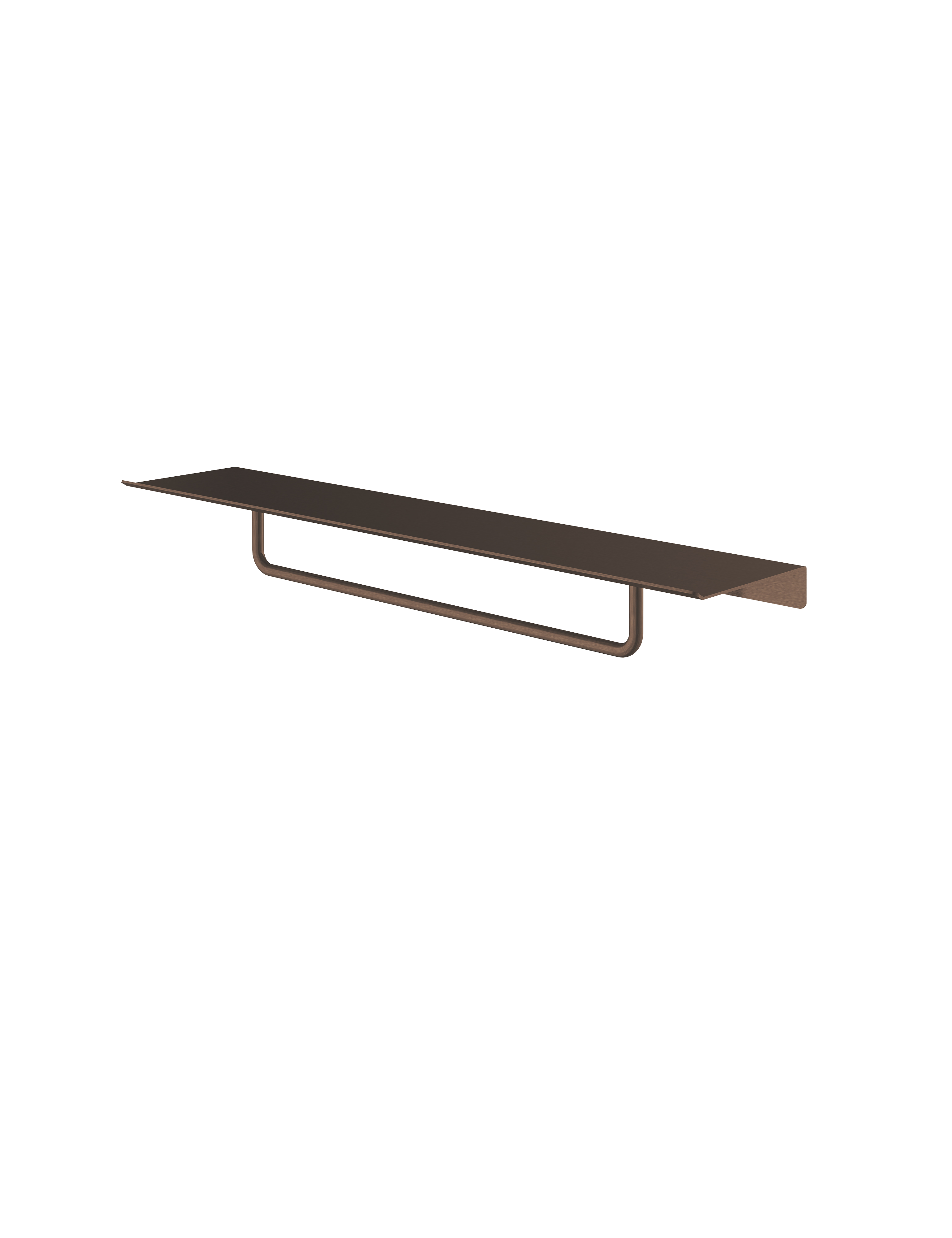 Hotbath More handdoek rek 40 cm voor planchet serie SHA04TB Tuscan bronze