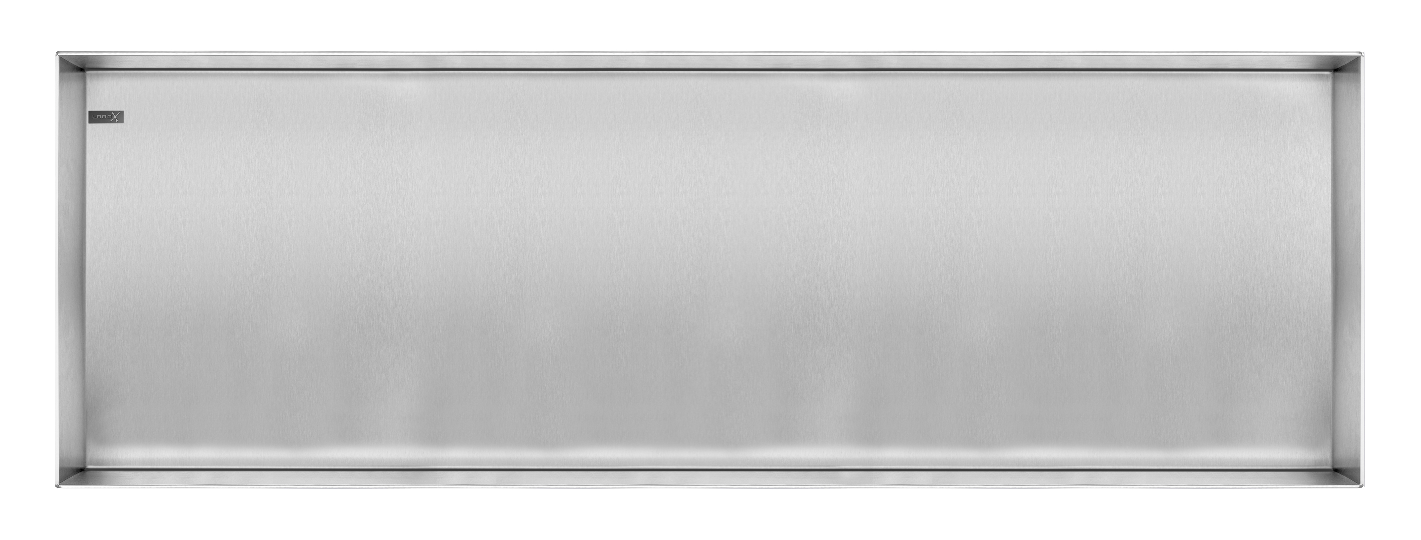 Looox Inbouwnis rvs 90x30cm CBOX90RVS