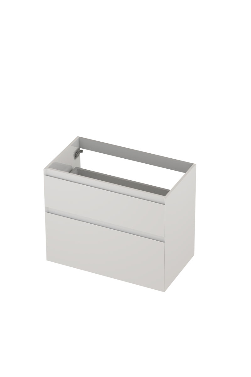 INK onderk. 2 la GL gelakt 45gr a-symm. H800xB450xD650 Hoogglans wit / 1240822