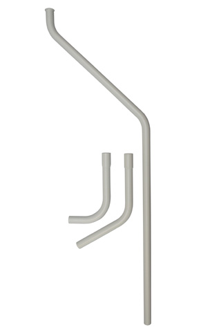 Valpyp 3 delig compleet met bochten wit