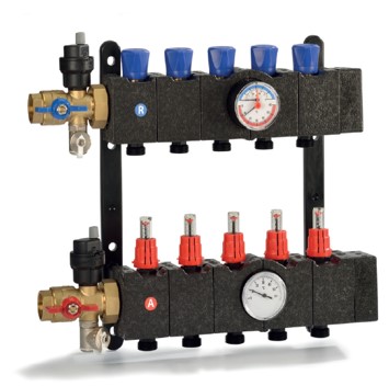 Robot Solid composiet 6 groeps incl. kogelkranen 204906