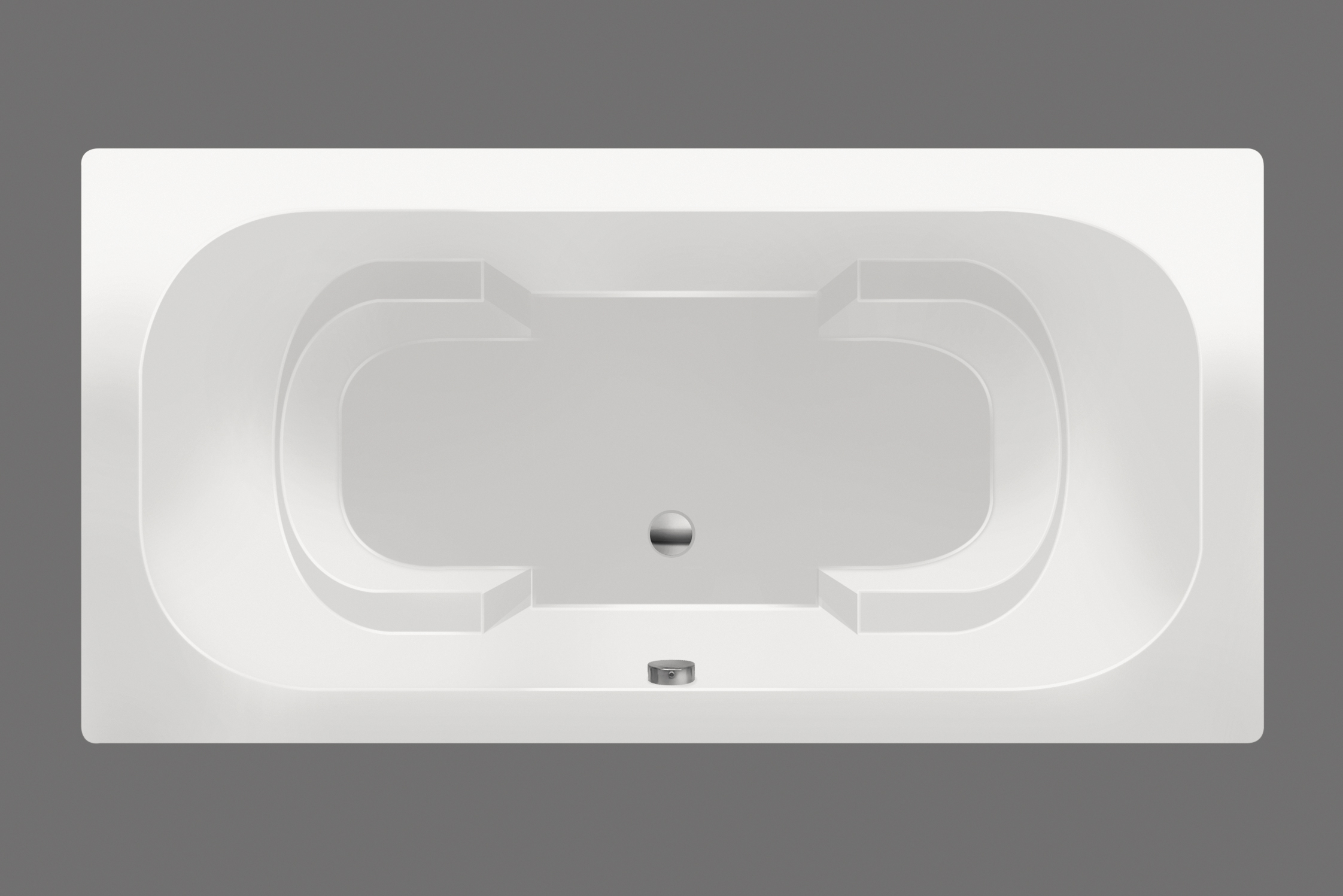 Xenz Tanga Bad acryl 180x90x48 Ebony