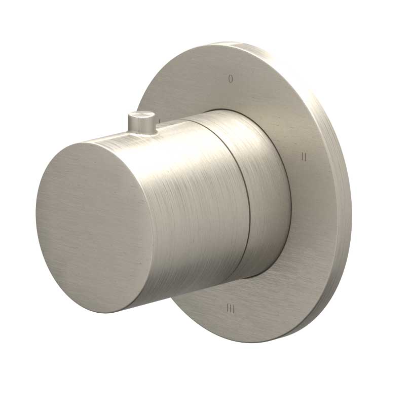 IVY Bond Afbouwdeel 3-weg stop-omstel symmetry met rond rozet 6202443 gebr. nickel PVD