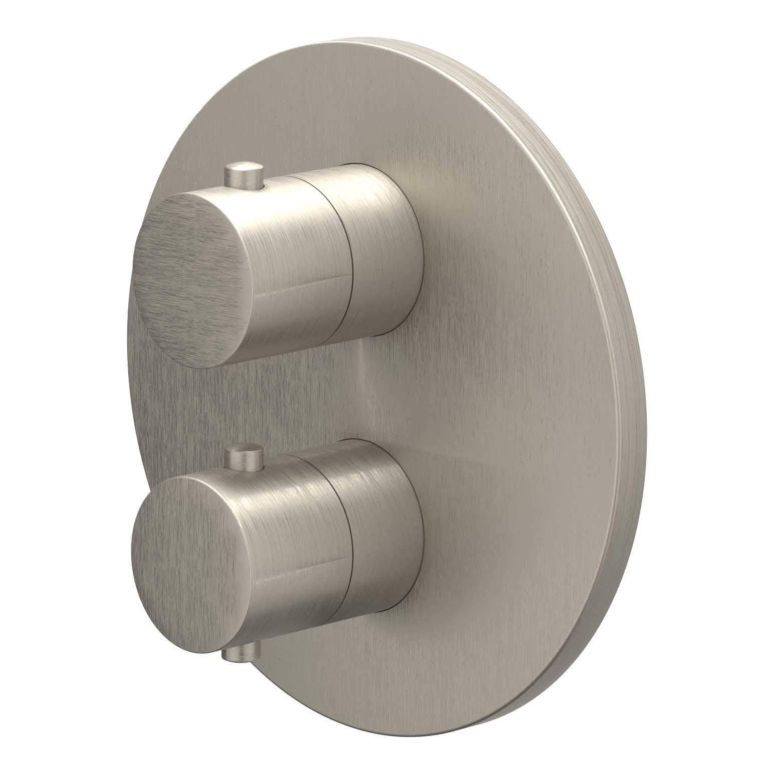 IVY Bond Afbouwdeel inbouwthermostaat met 2-weg stop-omstel 6201153 gebr. nickel PVD