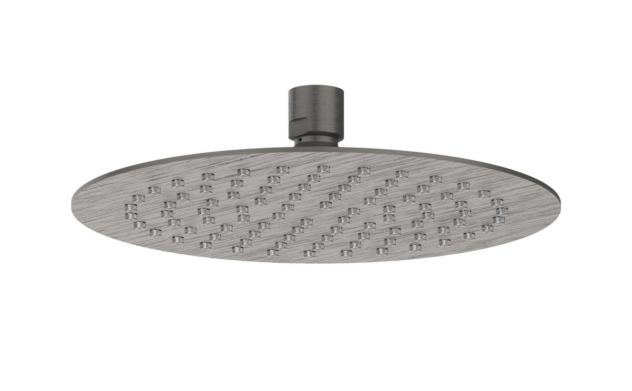 IVY Toebehoren Hoofddouche slim 20cm antikalk nozzels Eco-air 6900506 gebr. metal black PVD