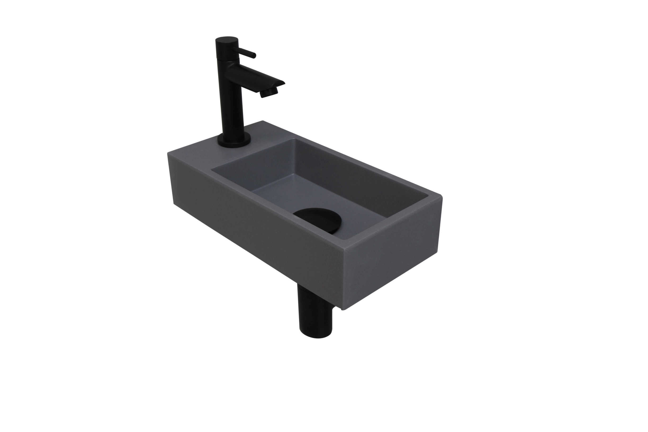 INK Versus Fonteinpack Quartz links 1805128 Quartz grijs/mat zwart H90xB360xD180