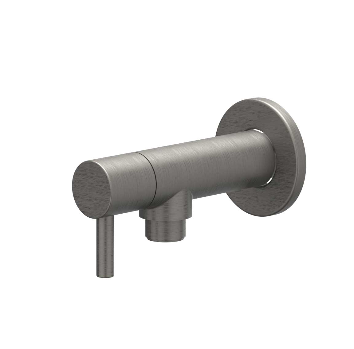 IVY Toebehoren Hoekstopkraan 1/2 3/8 6901906 gebr. metal black PVD