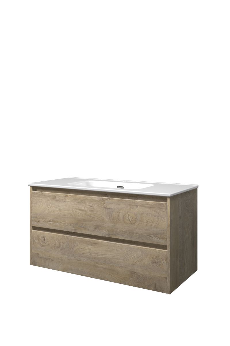 Proline set porselein Elegant wast. met 1 krgt. en onderk. sym. 1815151 Raw oak/Glans wit H540xB1000xD460