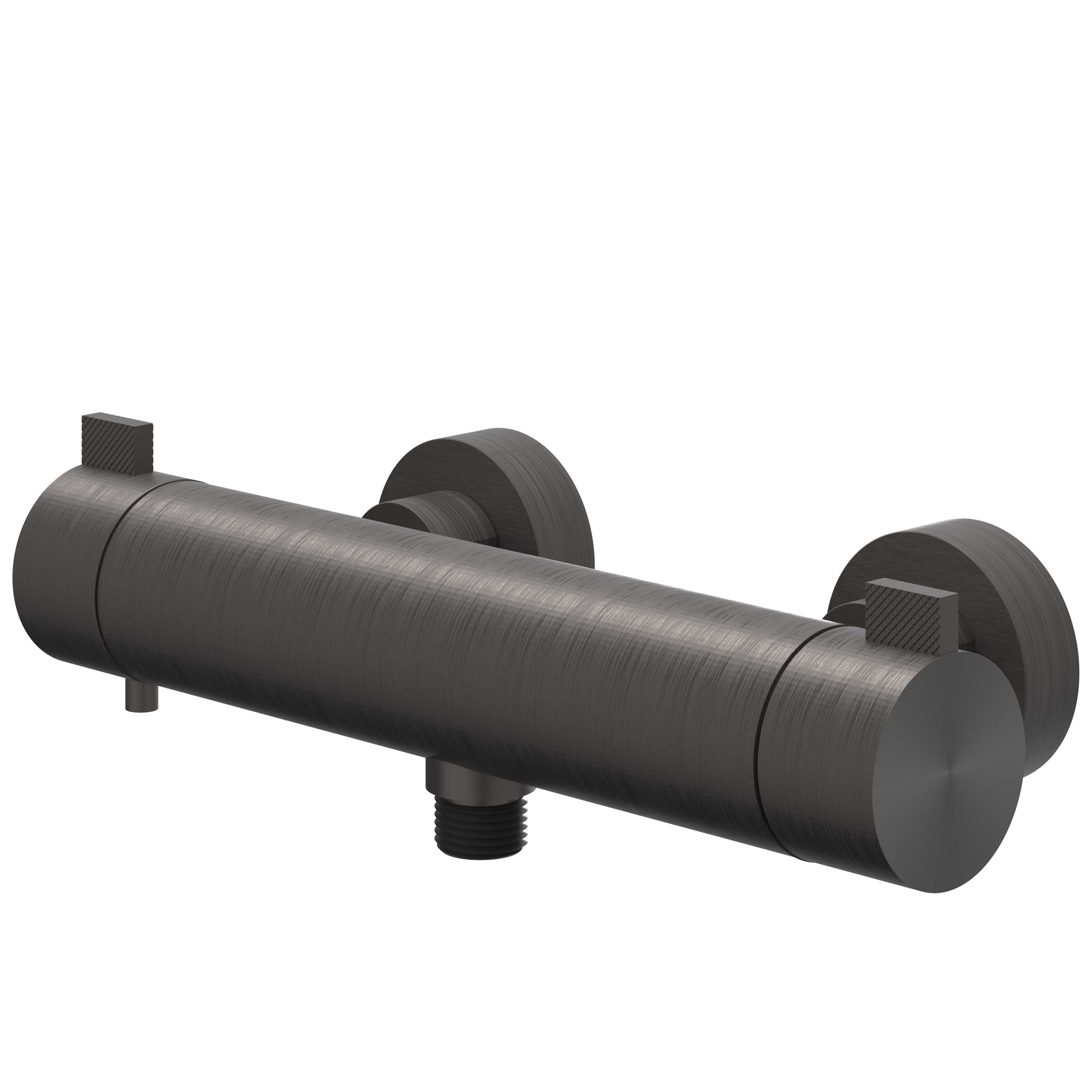 IVY Tribe Douchethermostaatkraan opbouw cooltouch 6201024 RVS316 gebr. carbon black PVD